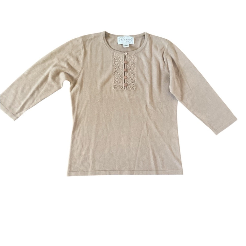 Cozy Tan Long Sleeve Kids Tee